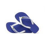 Havaianas Brasil Logo Marine Blauw