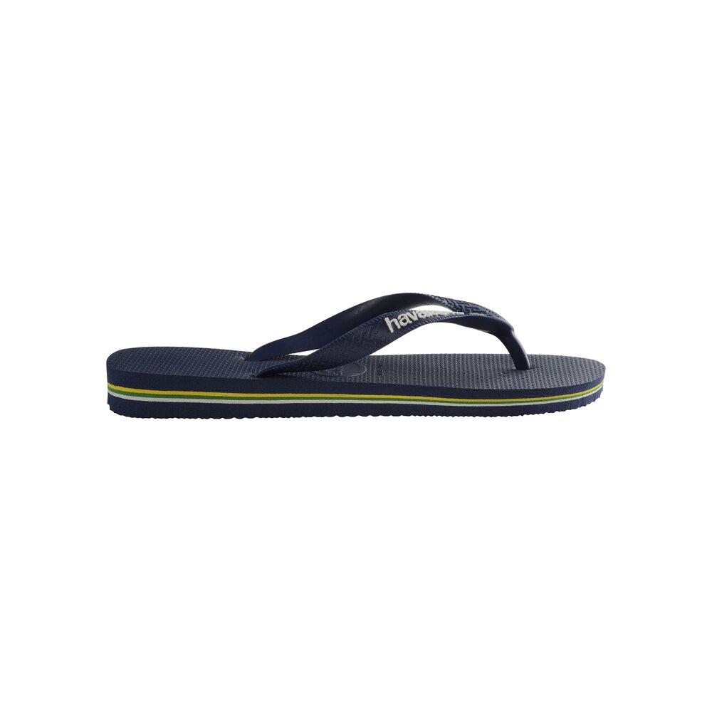 Havaianas Brasil Logo Navy Blauw