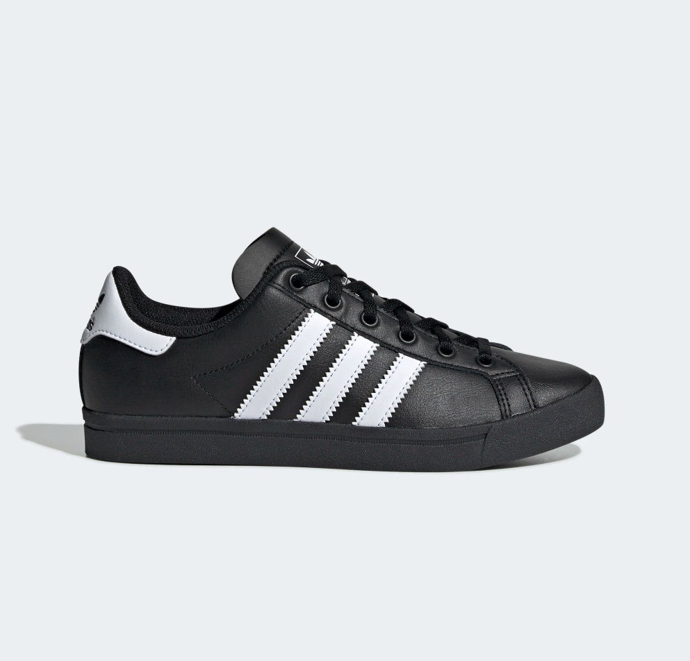 Adidas Coast Star J Zwart / Wit - EE9699 - Junior Schoenen