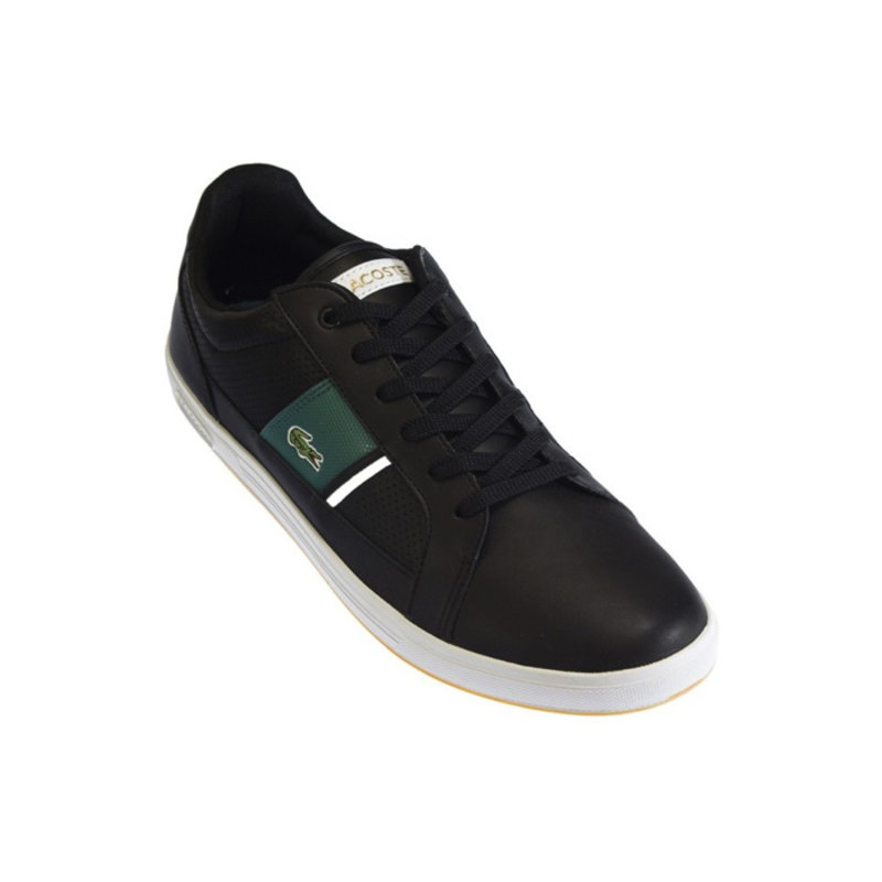 Lacoste Europa Zwart / Groen - Heren Sneaker - 39SMA0006-1B4