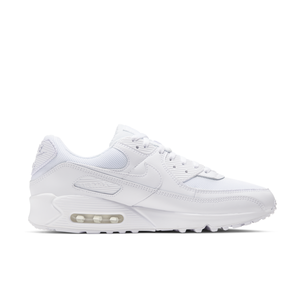 Nike Air Max 90 Heren Sneakers - White/White-White-Wolf Grey - Maat 41