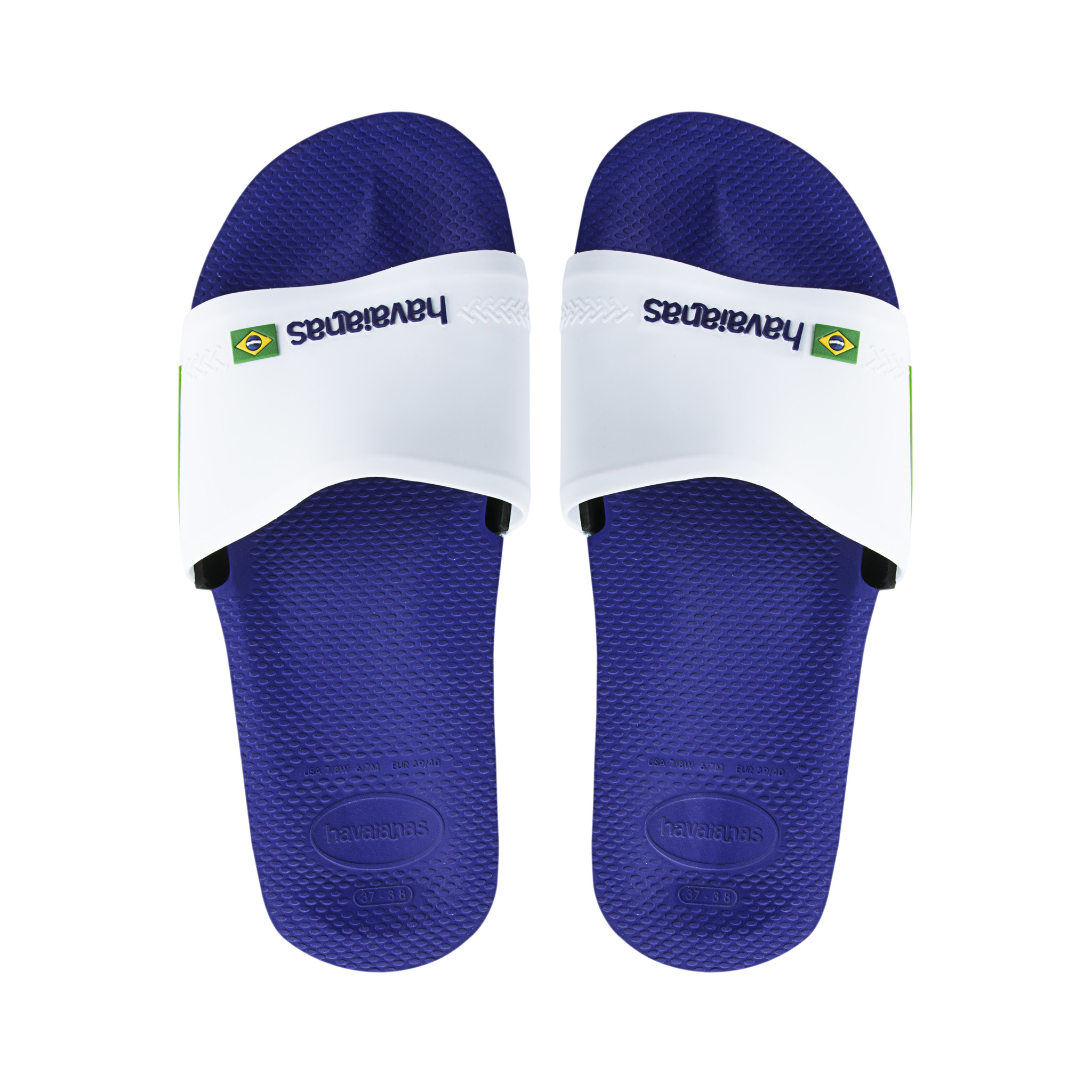 Havaianas Slide Brasil Blauw - Badslippers - Uniseks - Maat 39/40