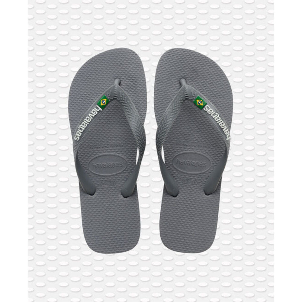 Havaianas Brasil Logo Grijs