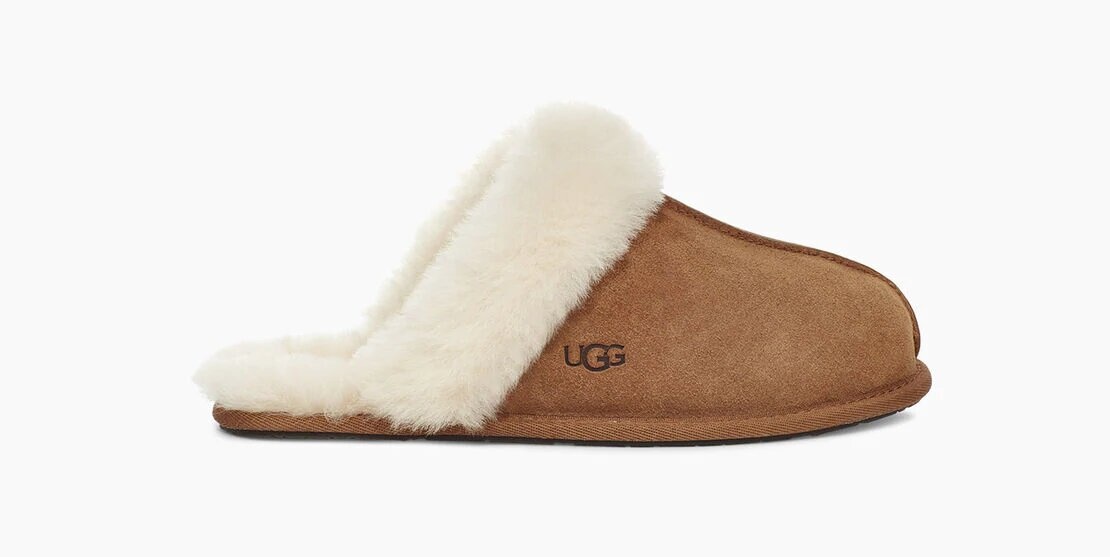 UGG Scuffette II Dames Sloffen - Chestnut - Maat 39