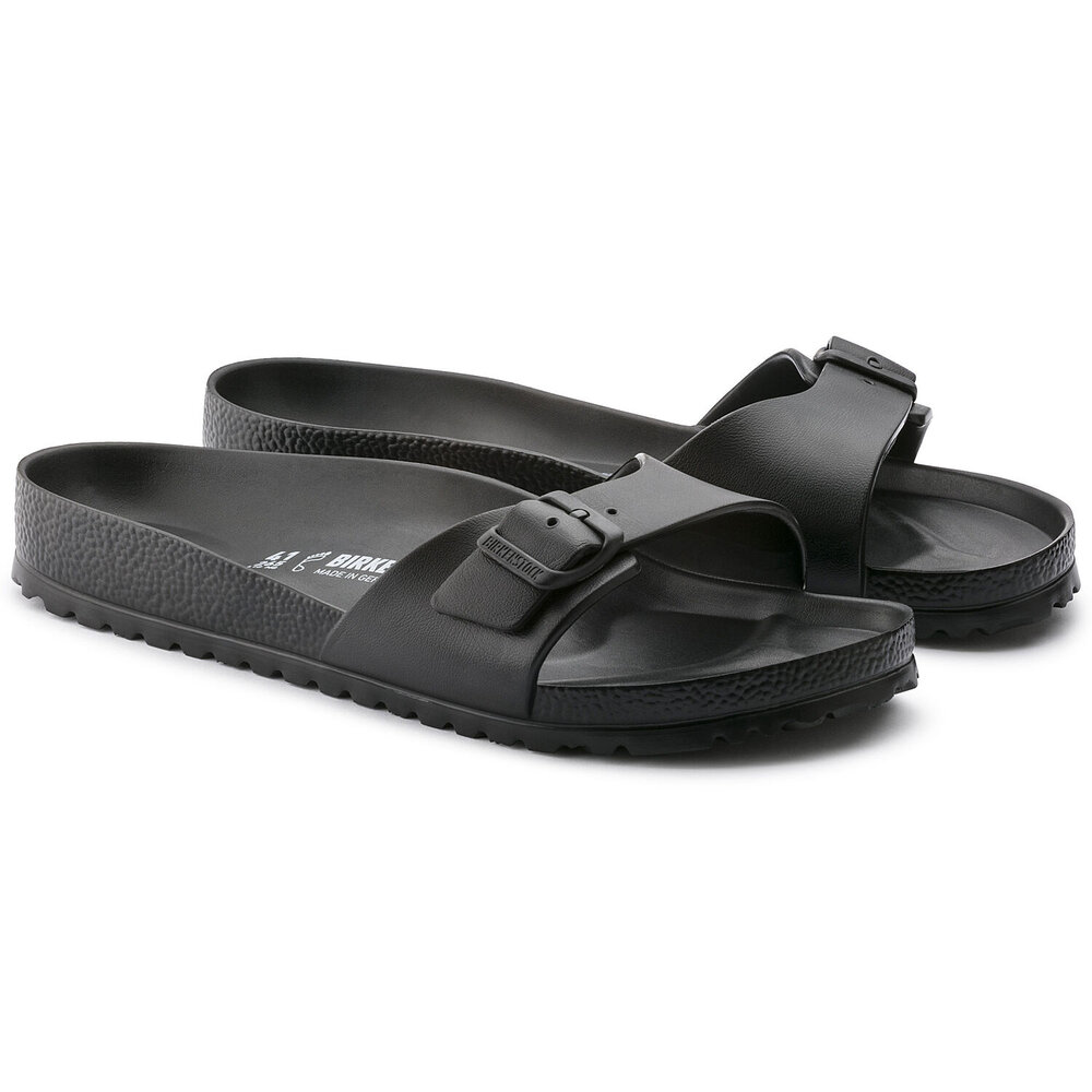 Birkenstock Madrid EVA Zwart Smal Voetbed