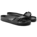 Birkenstock Madrid EVA Zwart Smal Voetbed