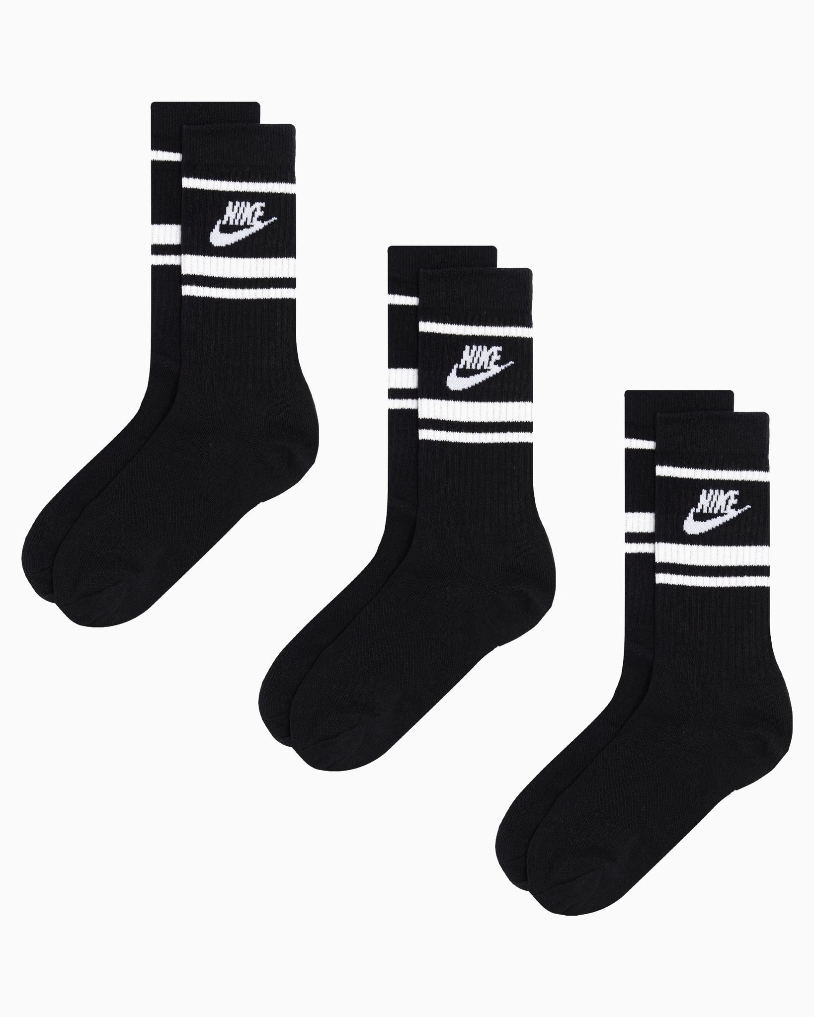 Nike - NSW Essential Crew - Black socks-38 - 42
