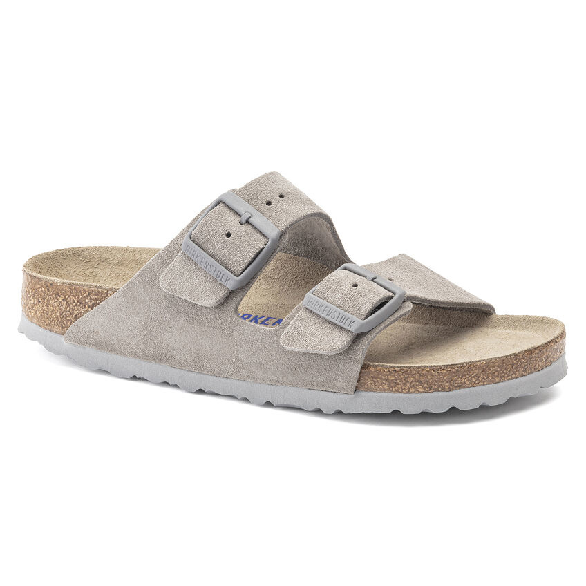 Birkenstock Arizona slippers grijs -Narrow fit - Maat 43