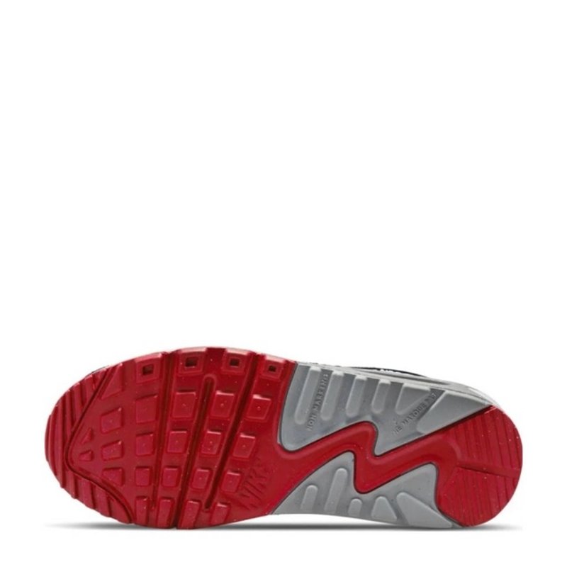 Nike Air Max 90 LTR GS Wit / Rood / Grijs - Sneaker - CD6864-019