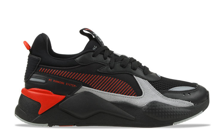 Puma RS-X Reinvention Zwart / Rood - Heren Sneaker - 369579 13 - Maat 42