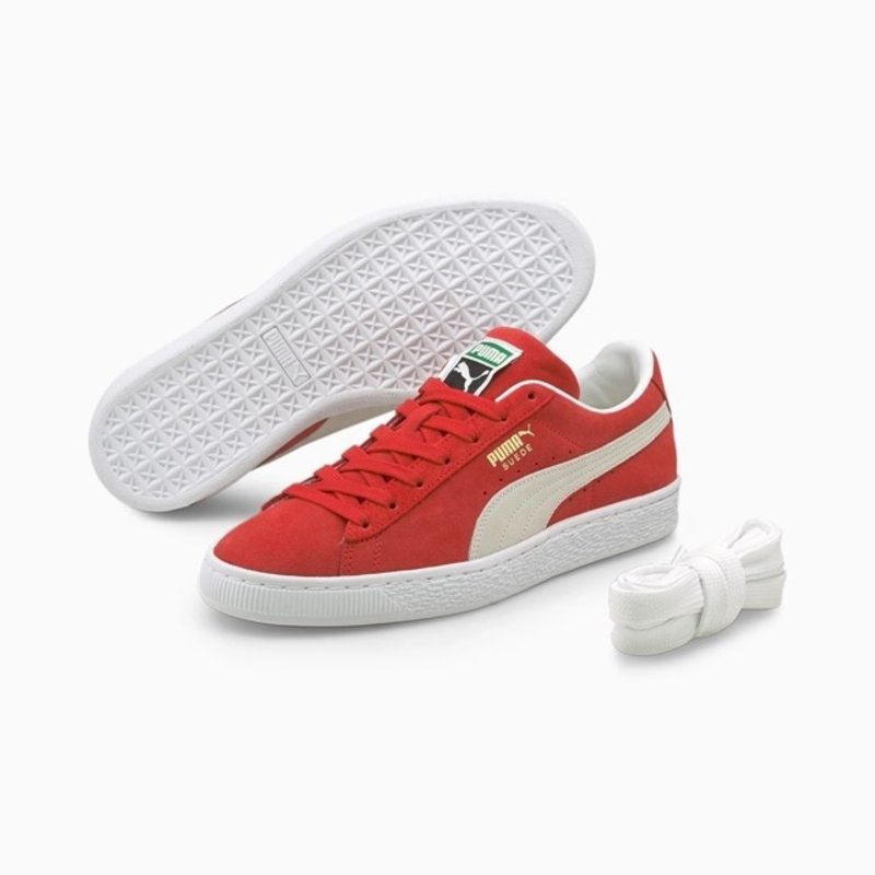 Puma Suede Classic XXI Rood / Wit- Sneaker - 374915 02