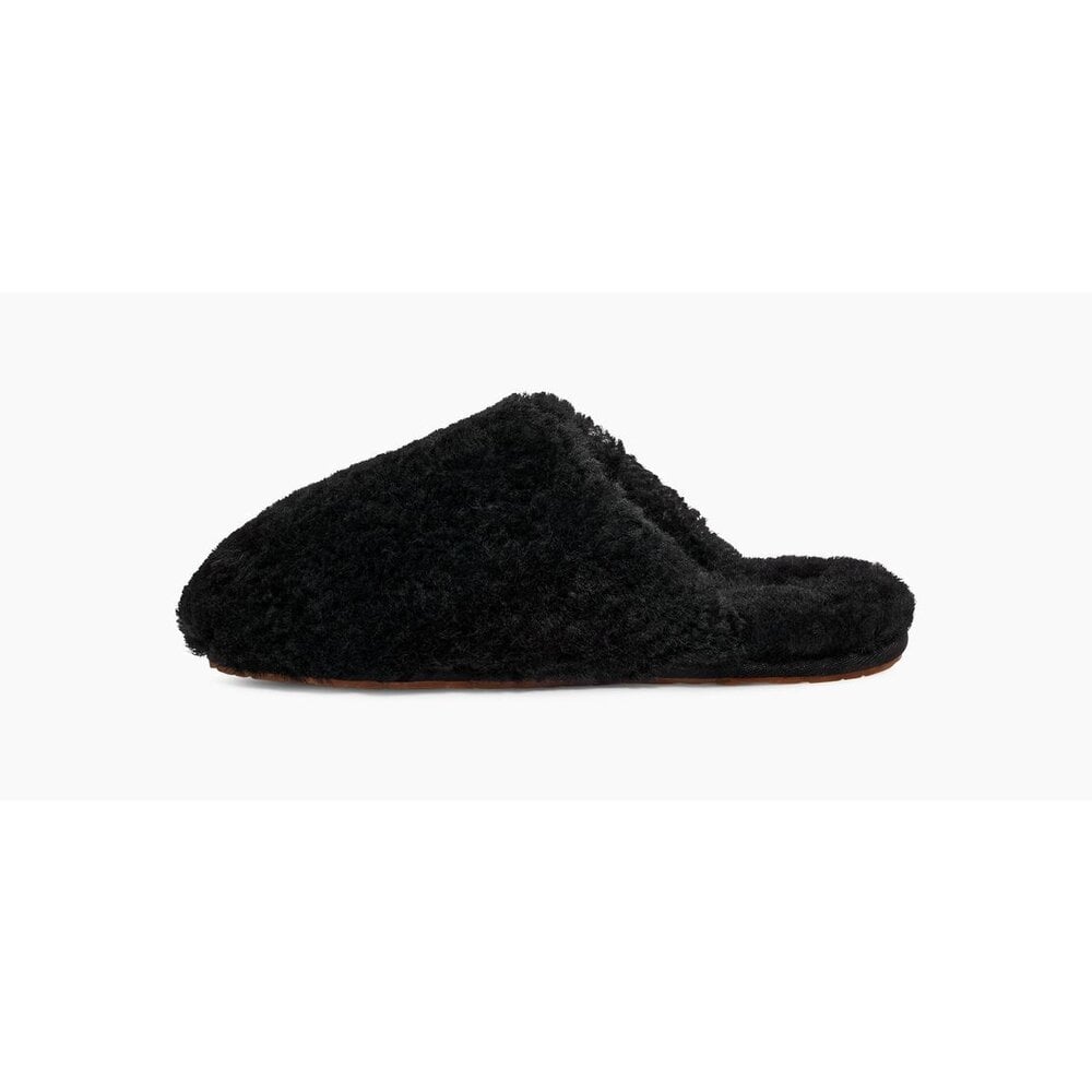 Ugg  Maxi Curly Slipper Zwart