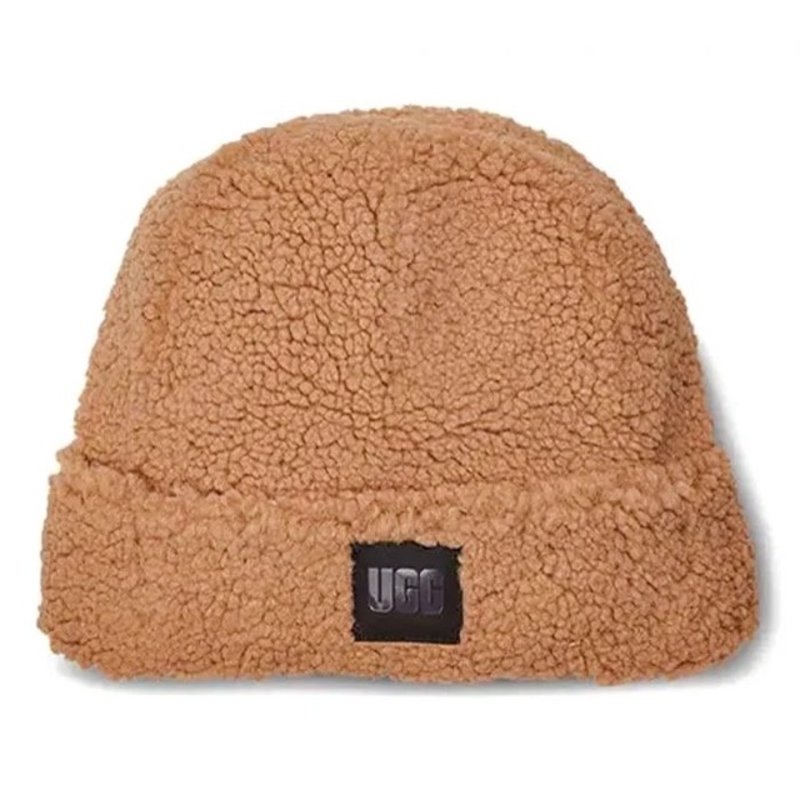 Ugg Sherpa Cuff Beanie Bruin - Muts - 20051-CARM