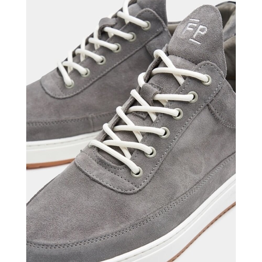 Filling Pieces Low Top Ripple Suede Grey