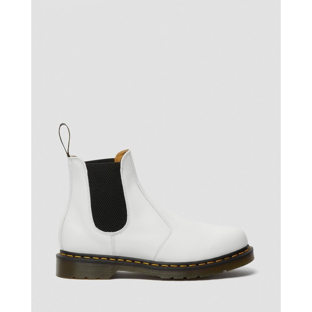 Dr. Martens 2976 Yellow Stitch Smooth White