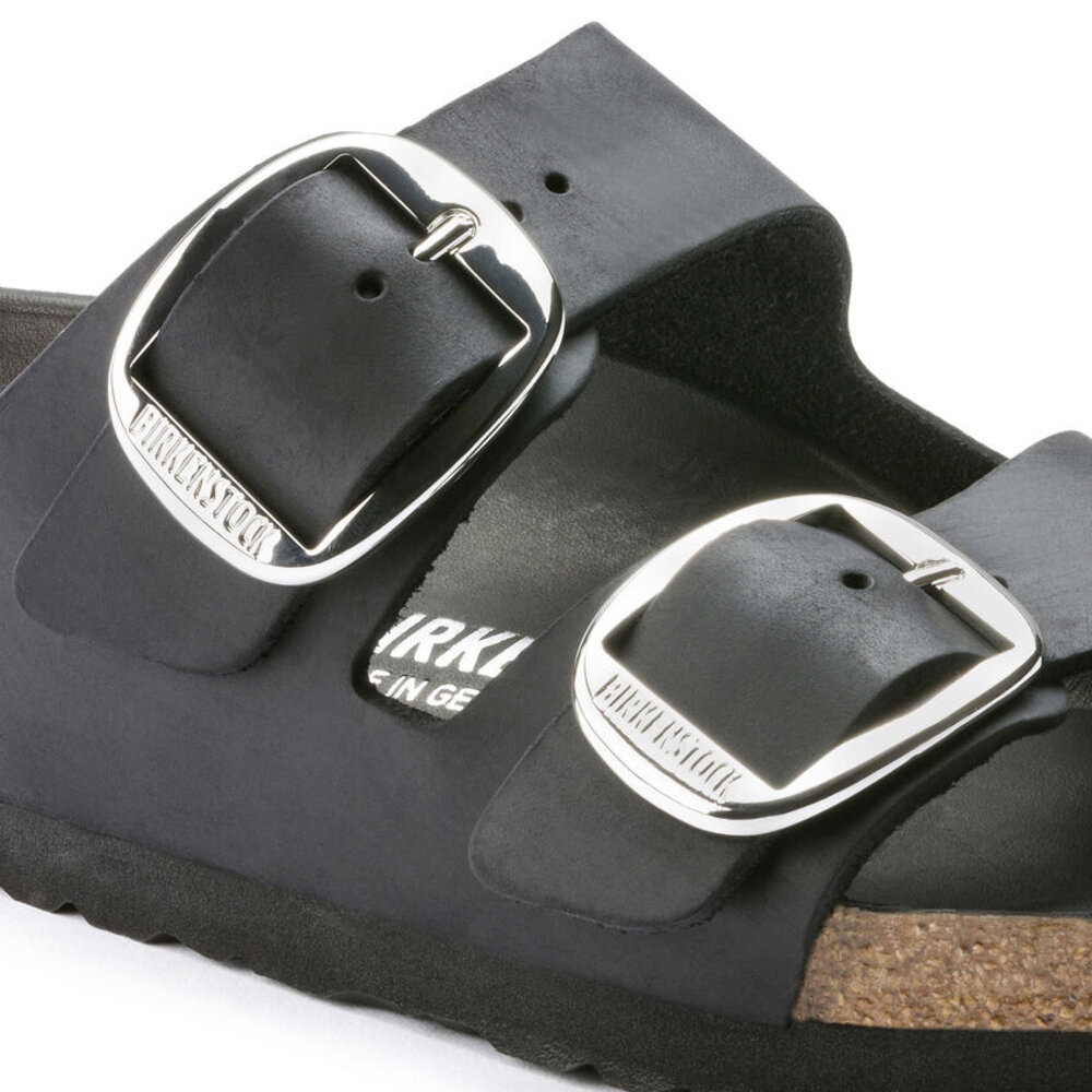 Birkenstock Arizona Big Buckle Zwart Vetleer Normaal Voetbed