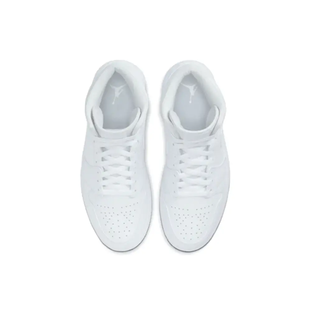 Nike Air Jordan 1 Mid 'Triple White'