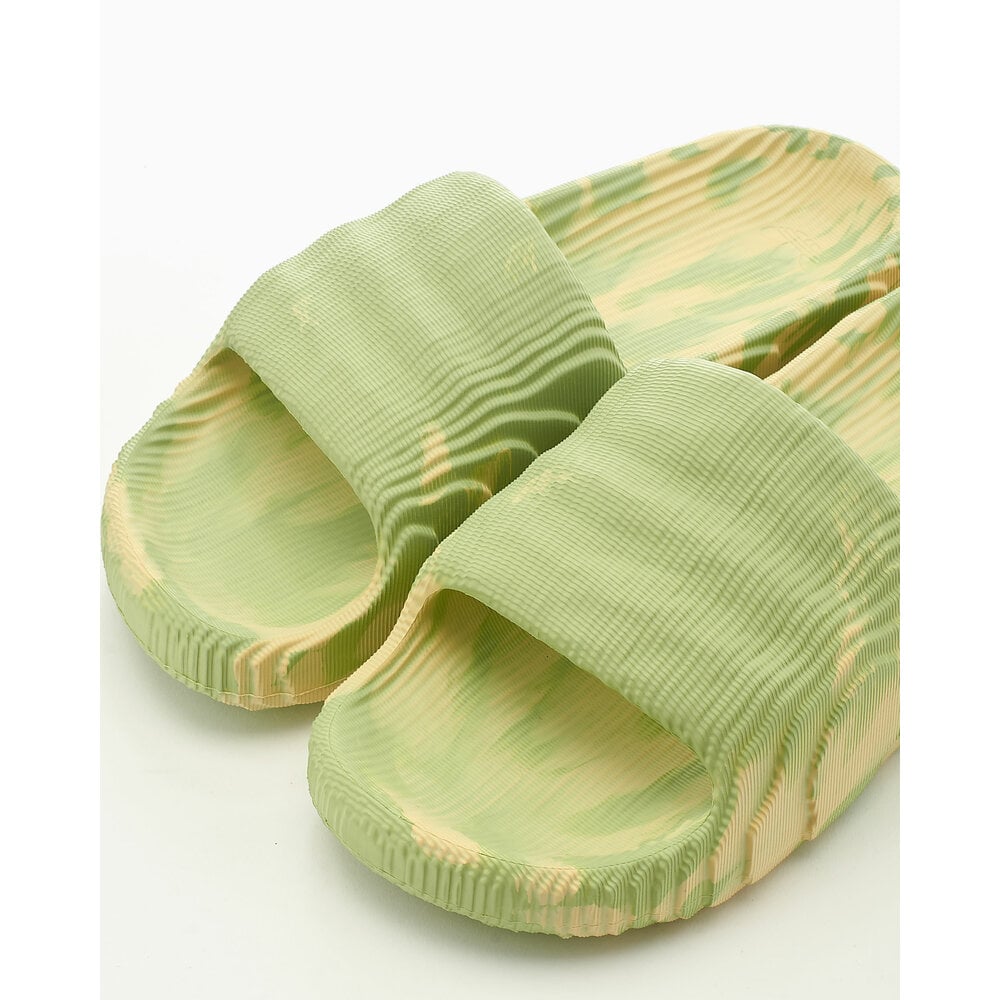 Adidas Adilette 22 'Magic Lime & St Desert Sand'