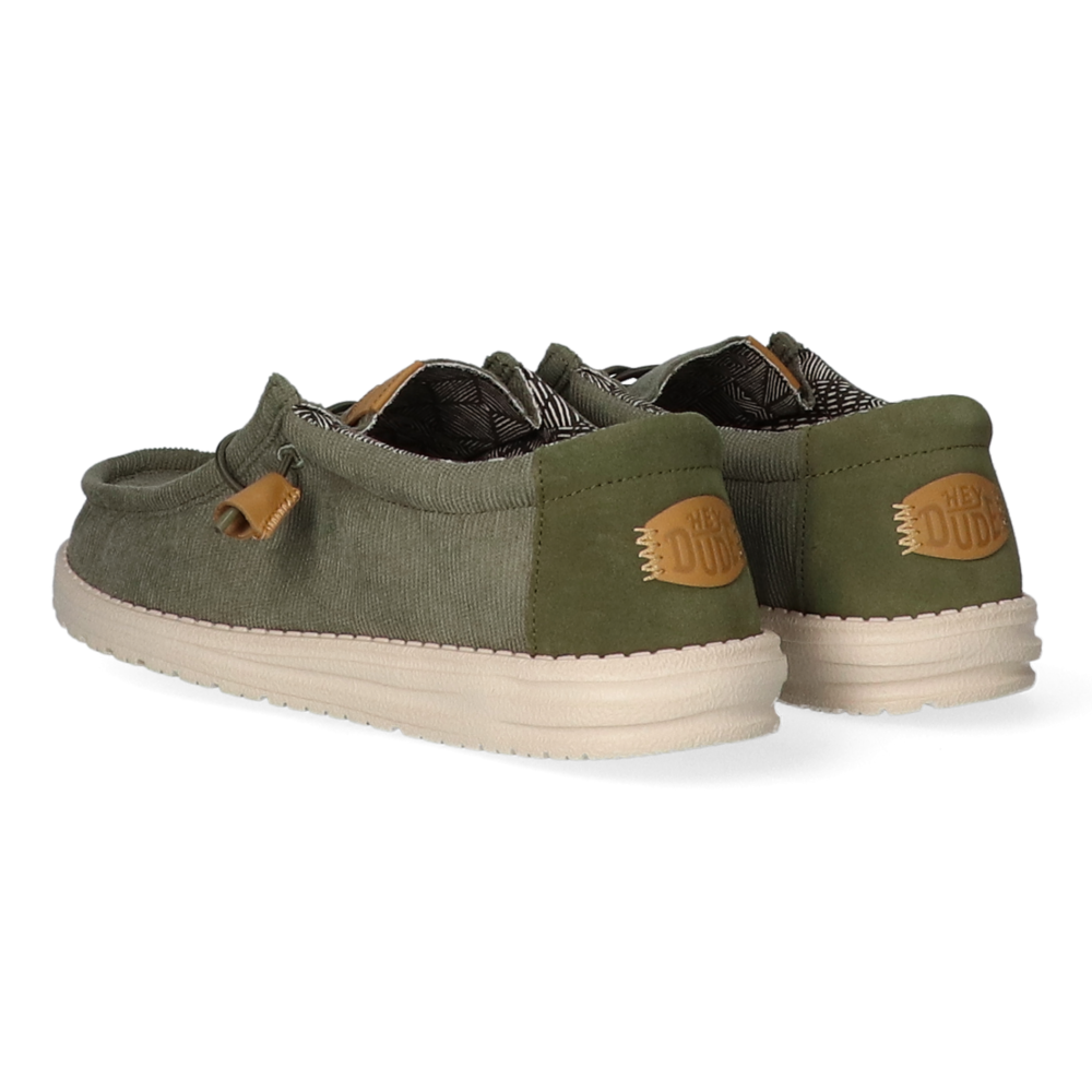 HEYDUDE Wally Corduroy Olive