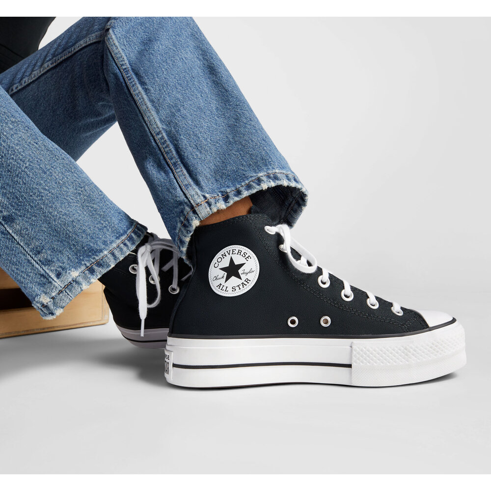 All stars zwart plateau sale