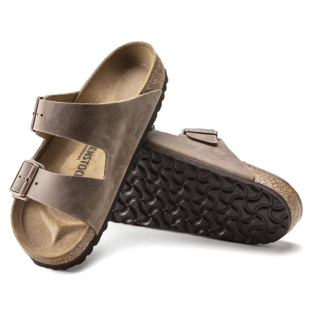 Birkenstock Arizona Vetleer Tobacco Brown Normaal Voetbed