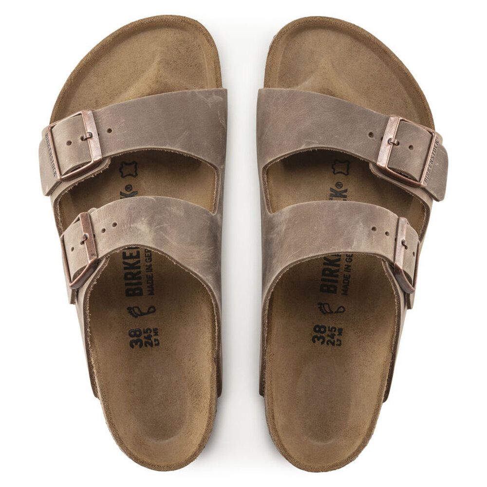 Birkenstock Arizona Vetleer Tobacco Brown Normaal Voetbed