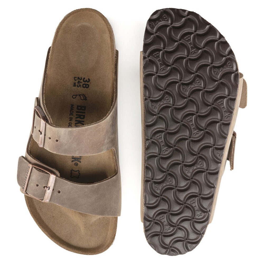 Birkenstock Arizona Vetleer Tobacco Brown Normaal Voetbed