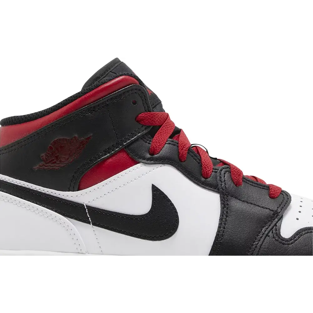 Nike Air Jordan 1 Mid GS Gym Red Black Toe