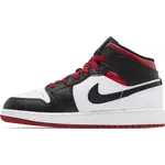 Nike Air Jordan 1 Mid GS Gym Red Black Toe