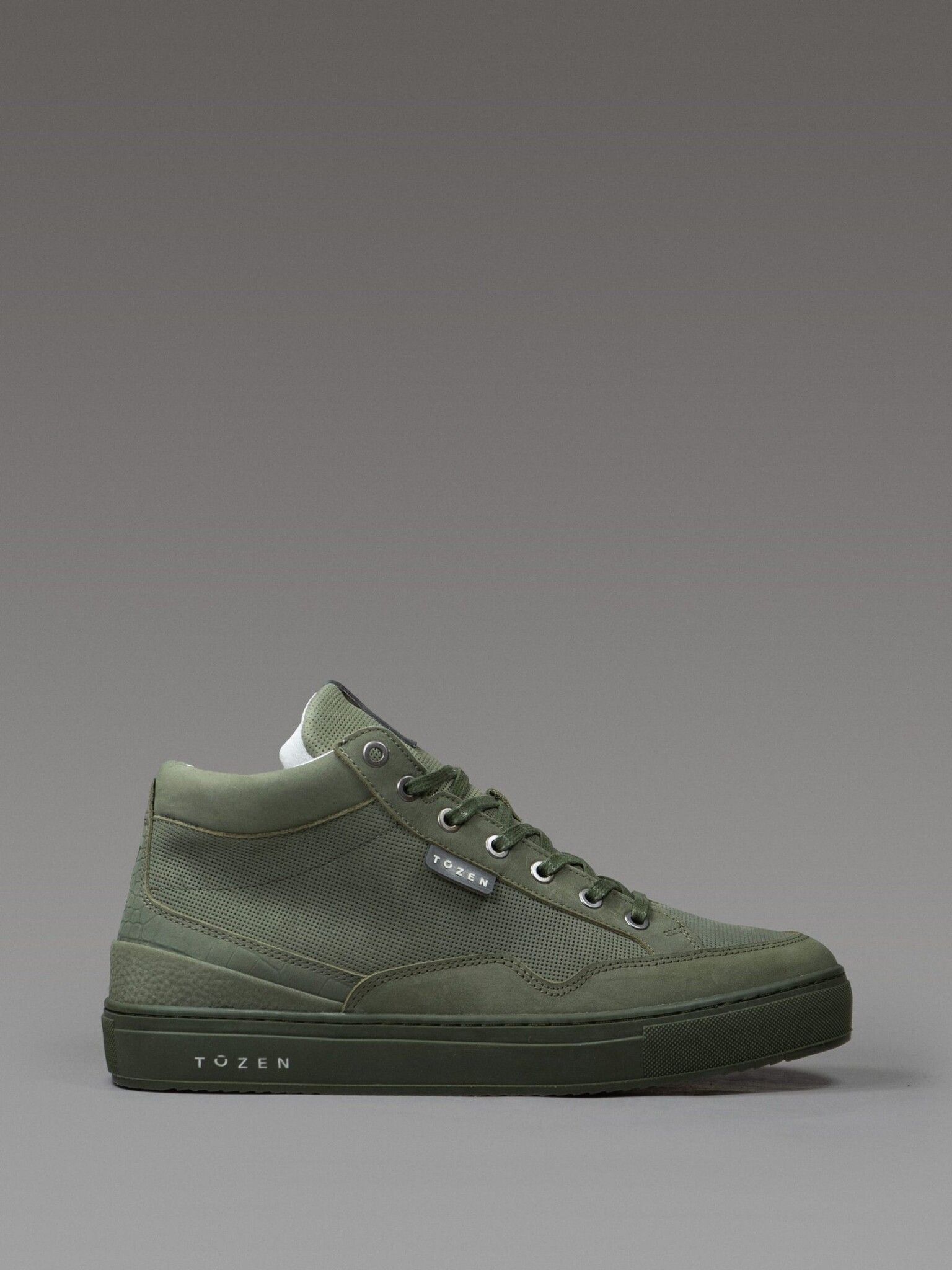 TŌZEN.studio Katashi 2 Mid Mosu Green Mono sneaker, maat 42