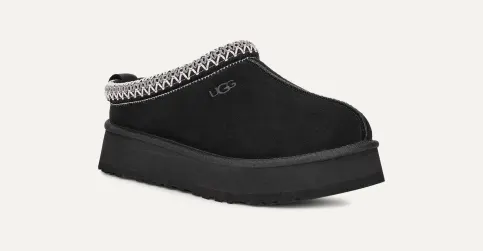 UGG Tazz Slipper for Women in Black, Size 6, Suede