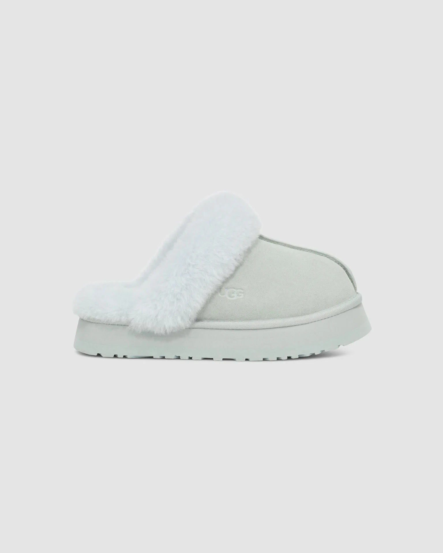 Gezellige Slipper Disquette Stijl UGG , White , Dames