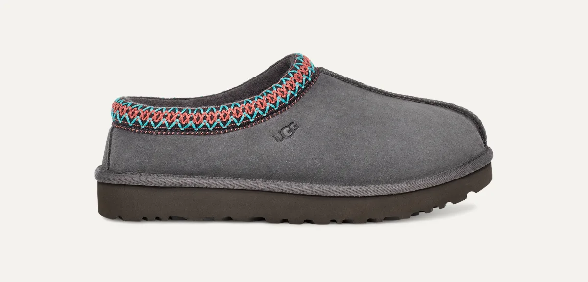 UGG Tasman Slipper for Women in Grey, Size 7, Suede