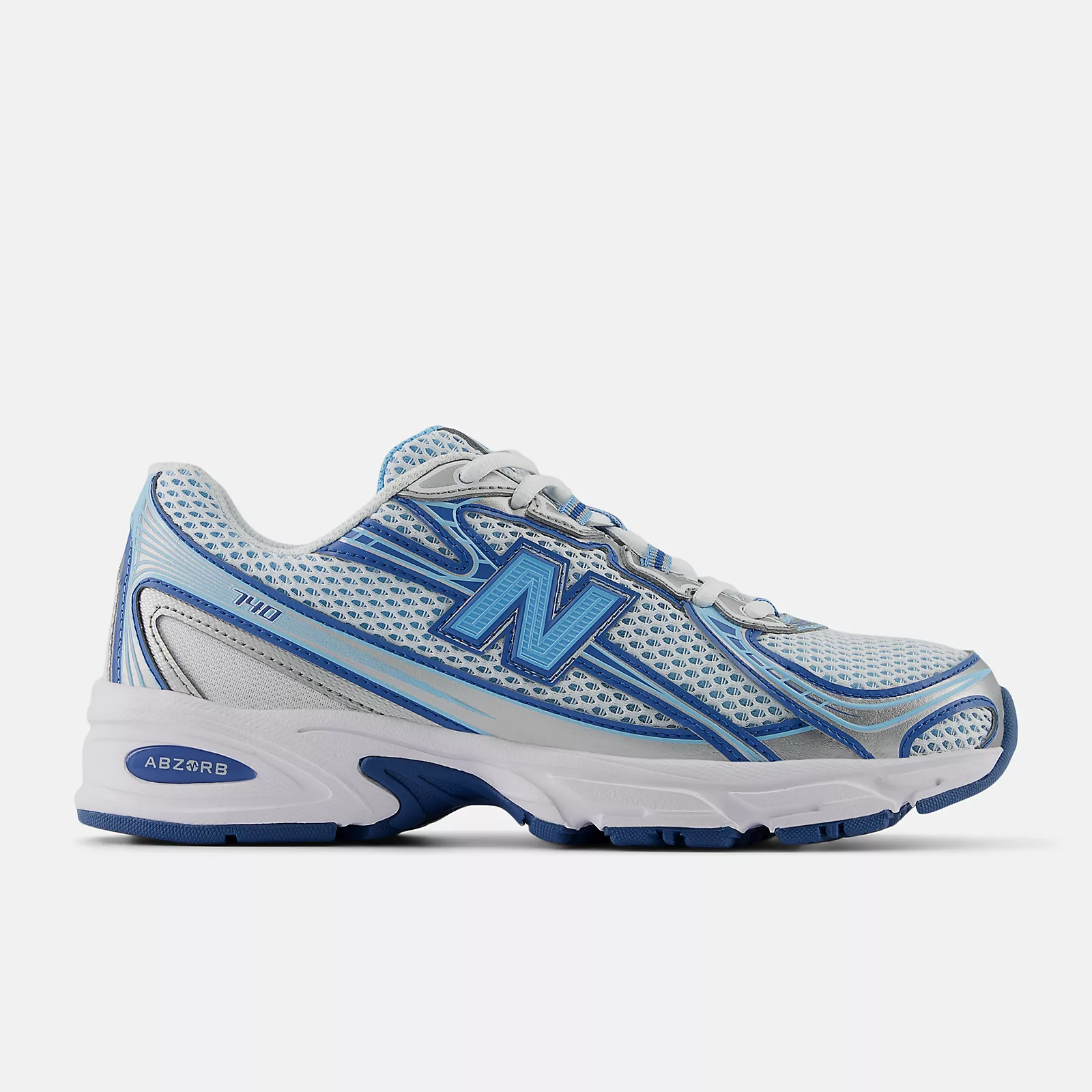 New Balance 740 Heren Schoenen - Wit - Maat: 41.5 - Mesh/Synthetisch - Foot Locker