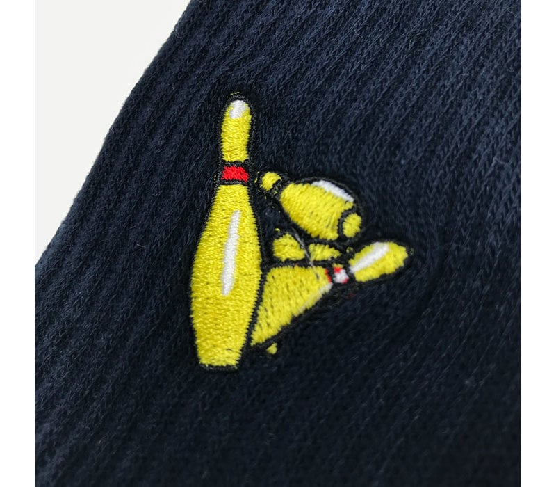 Eindje Pins Socks - Navy - Embroidery