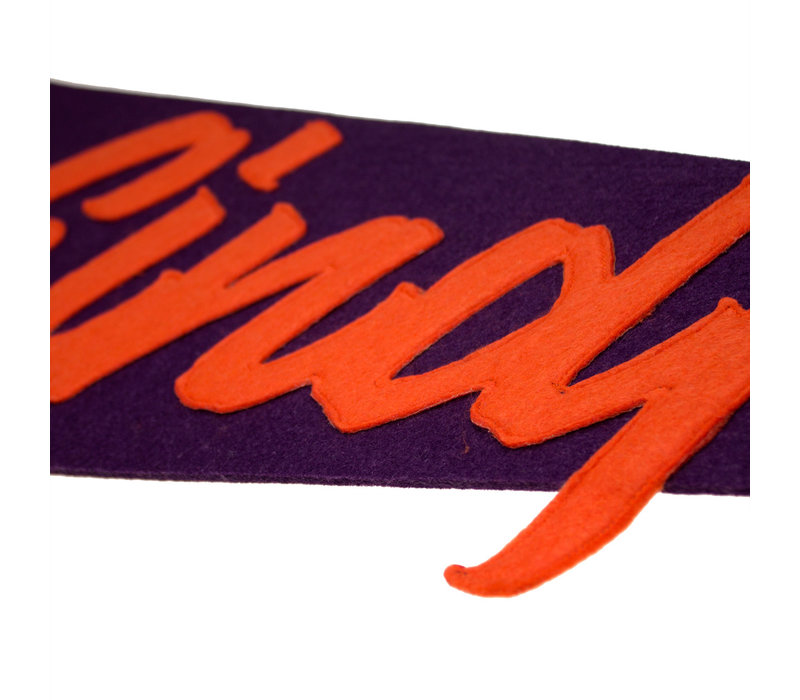 Eindje Vintage Pennant Purple  /  Orange