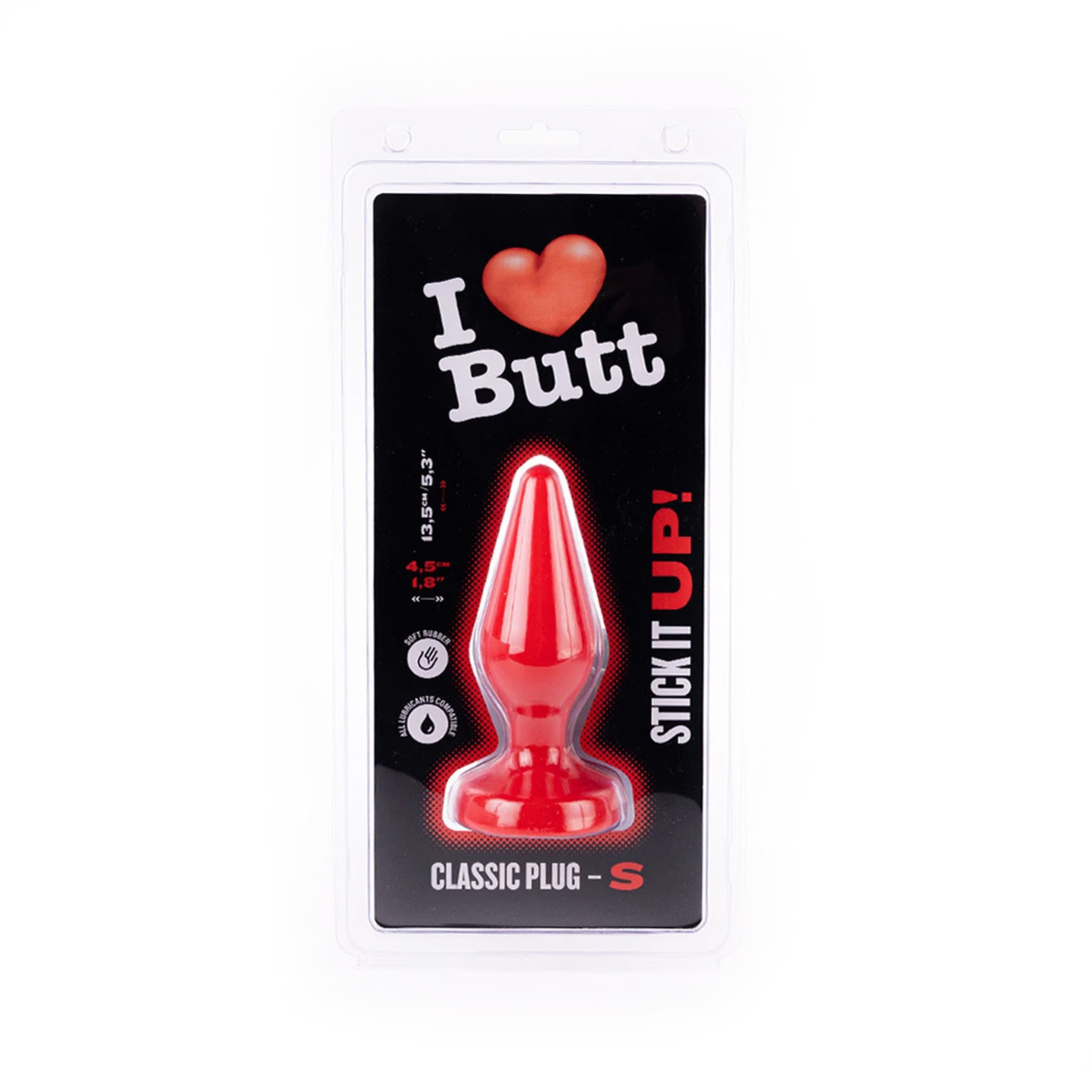 I Love Butt Classic Plug S Red