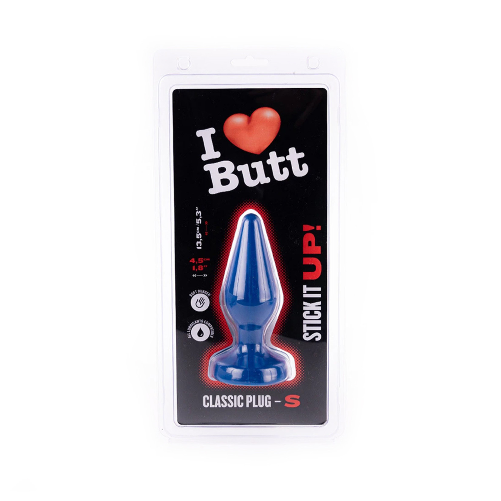 I Love Butt Classic Plug S Blue