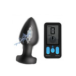 Zeus E-Stim Pro Silicone Vibrating Anal Plug w/ Remote