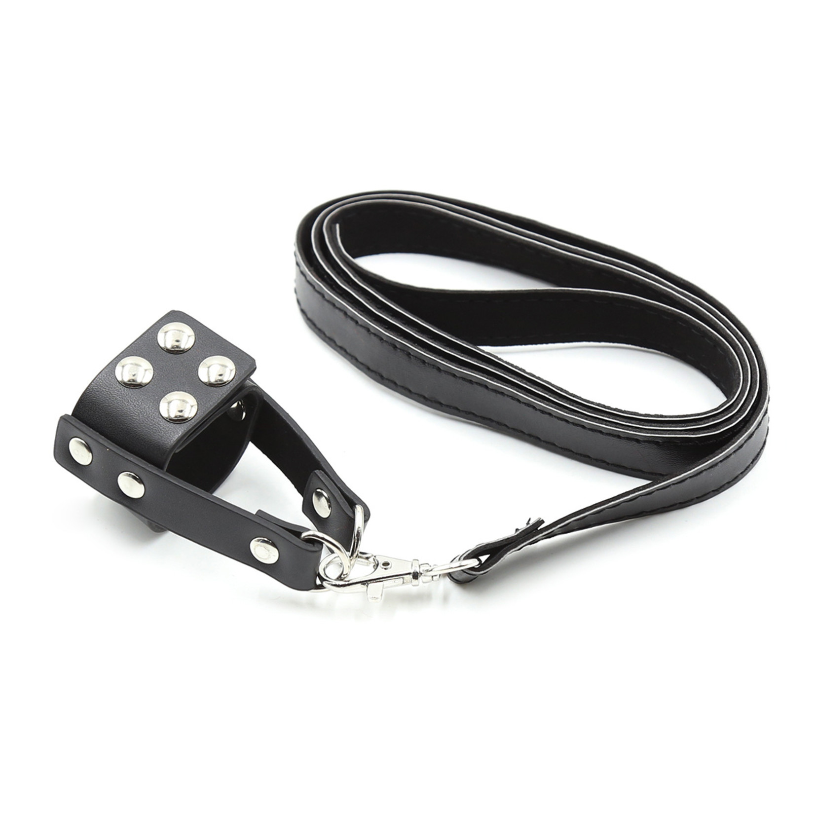 KIOTOS Leather Cock Ring with Leather Leash
