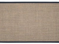 Sisal Teppich Premium 16 Natur mit Bordüre aus Baumwolle