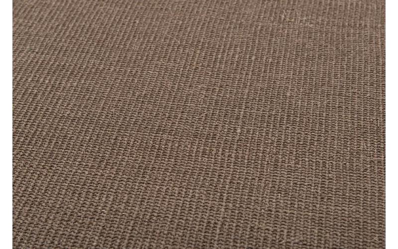 Sisal Teppich Premium 18 Braun mit Bordüre aus Baumwolle