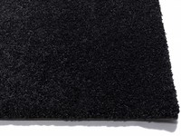 Hochflor Teppich Liv 25 Schwarz