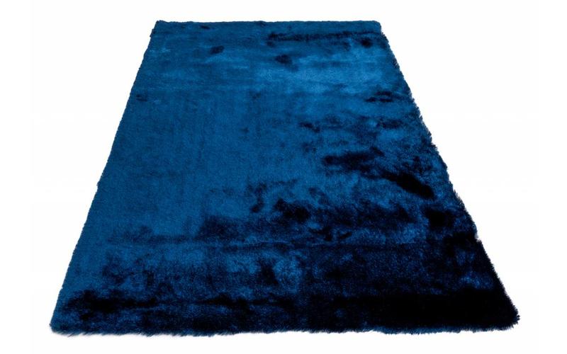 Hochflor Teppich Vernon 35 Navy Blue