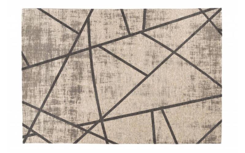 Hailey 23 - Schöner Teppich mit geometrischem Design in Grau/Blau