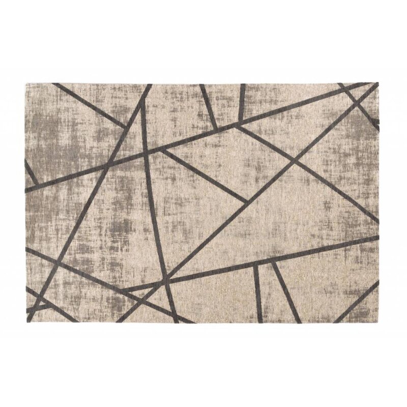 Hailey 23 - Schöner Teppich mit geometrischem Design in Grau/Blau