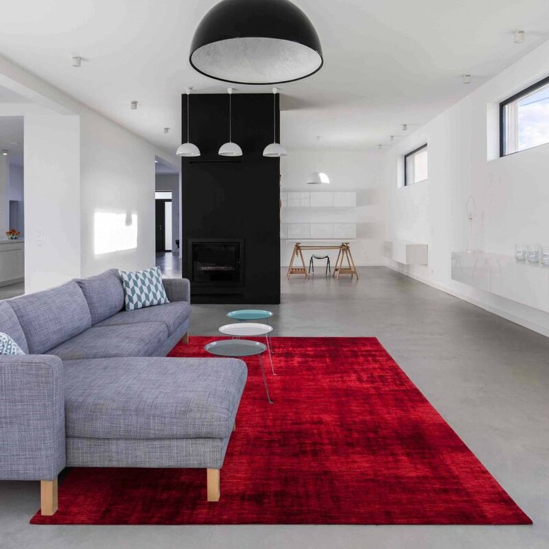 Real 44 - VintageTeppich in Rot