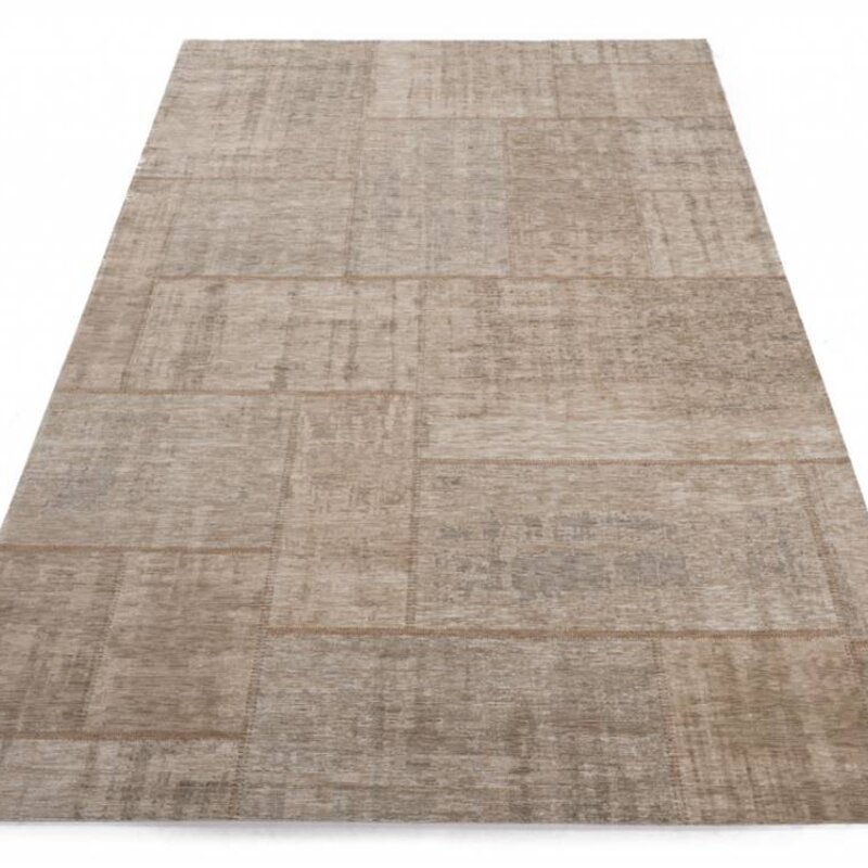 Pognum 11 - Einzigartiger Vintage Teppich in Beige