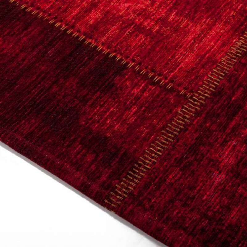 Pognum 45 - Einzigartiger Vintage Teppich in Rot