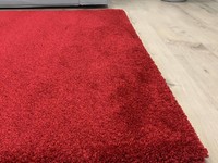 Hochflor Teppich Liv 45 in Rot